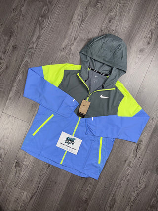 Nike Windrunner Baby Blue | Neon Green | Cool Grey Jacket