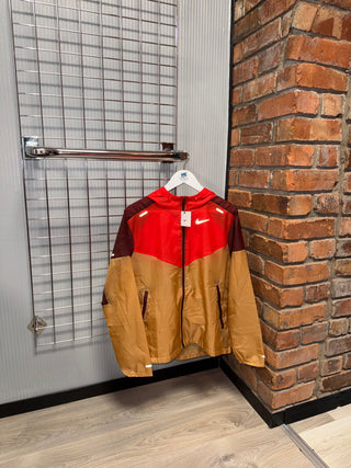 Nike Old Season UV Windrunner Jacket Crimson Red | Brown (2018 Exclusive)