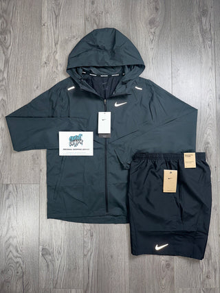 Nike Double Black Windrunner Set