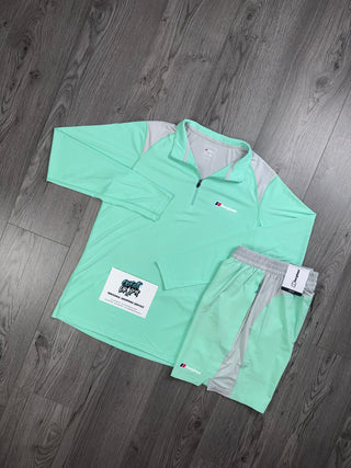 Berghaus Tech Half Zip Electric Mint Set