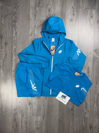 ASICS 3 Piece Icon Windrunner Blue Storm Set