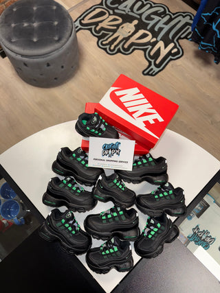 Nike Air Max 95’s Toddler Black | Green Shock