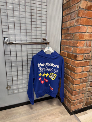 Broken Planet “The Future Is Here” Hoodie Blue