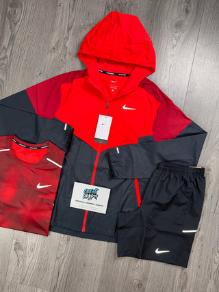 Nike 3 Piece Windrunner Light Crimson | Dark Red Set