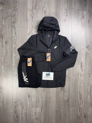 ASICS Icon Windrunner Black | Smoke Grey Set