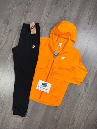 ASICS Windrunner Bright Orange | Black Tracksuit