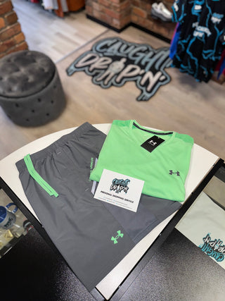 Under Armour Tech Green | Grey Set