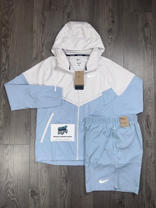 Nike Repel Windrunner Set Baby Blue | White