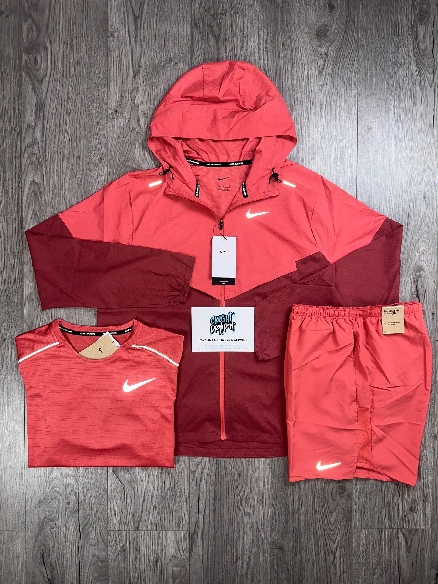 Nike 3 Piece Windrunner Adobe Red Set