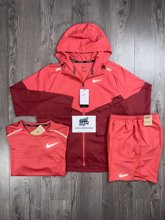 Nike 3 Piece Windrunner Adobe Red Set