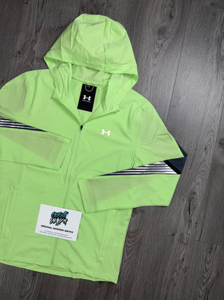 Under Armour Storm Smoke Grey, Lime Green Jacket