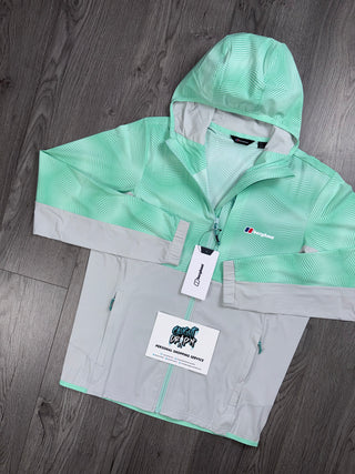 Berghaus Windrunner Electric Mint | Light Grey Jacket