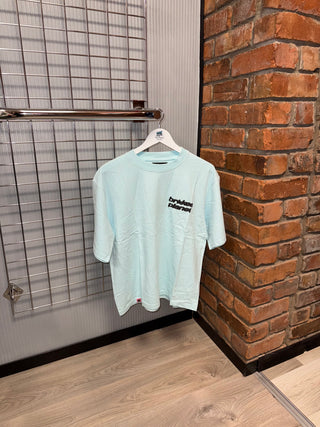 Broken Planet Ice Blue | Black Logo Tee