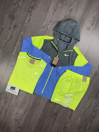 Nike 3 Piece Windrunner Baby Blue | Neon Green | Cool Grey Set