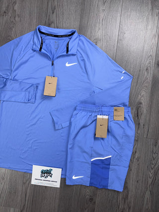 Nike Stride Half Zip Royal Pulse Set