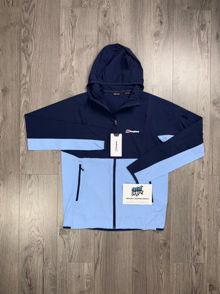 Berghaus Theran Full Zip Obsidian | Baby Blue Jacket