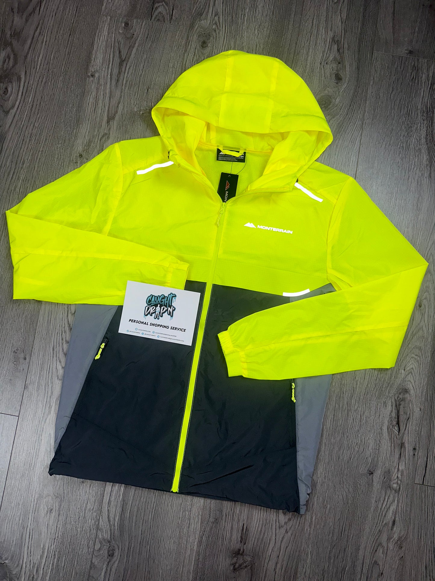 Monterrain Windrunner Jacket Neon | Grey