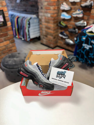 Nike Air Max 95’s Smoke Grey | Track Red