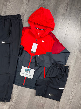 Nike Windrunner Light Crimson, Dark Red Shorts Set | Tracksuit