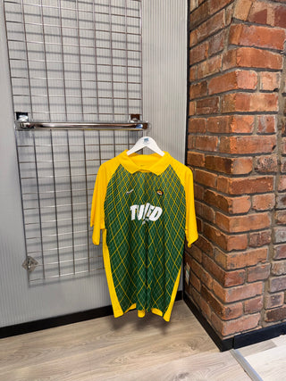 Nike TN Emerald Green | Yellow Collared Jersey Tee