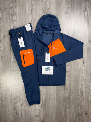 Berghaus Full Zip Obsidian, Bright Orange Tracksuit