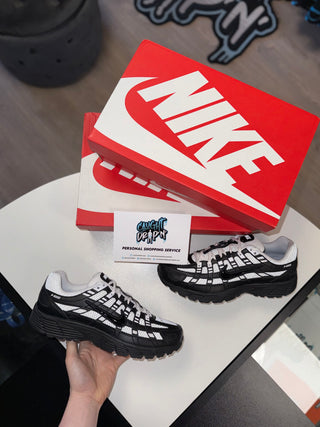 Nike P-6000 Black, White 2025 (Please Note. Custom Made. 4 Week Wait For Manufacture & Arrival)