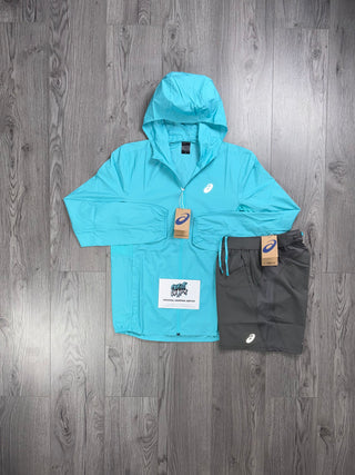 ASICS Core Windrunner Aqua Set
