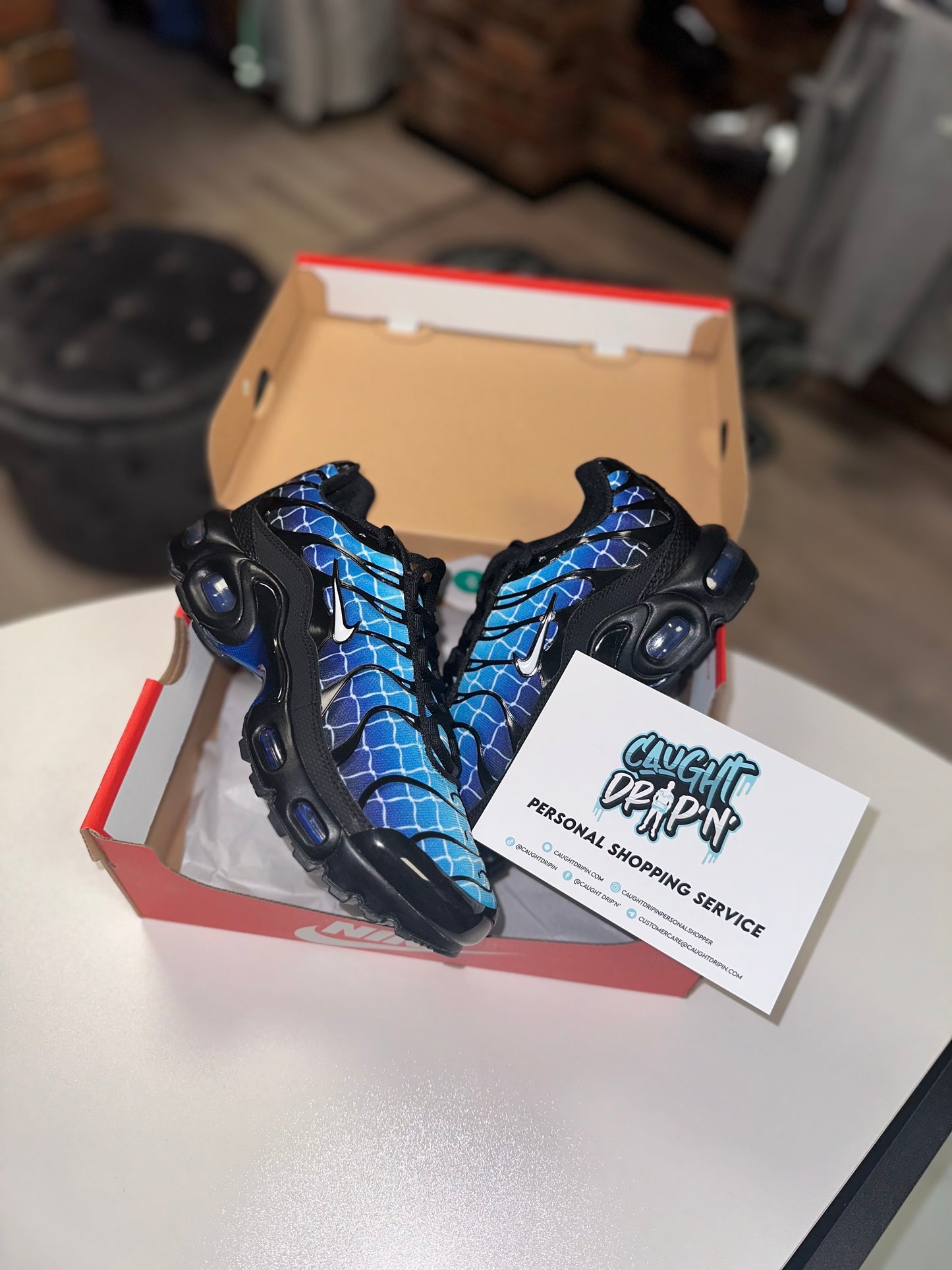 Nike Air Max Plus TN Blue Grid GS