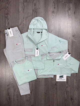 Berghaus 4 Piece Theran, Half Zip Light Grey | Mint Tracksuit
