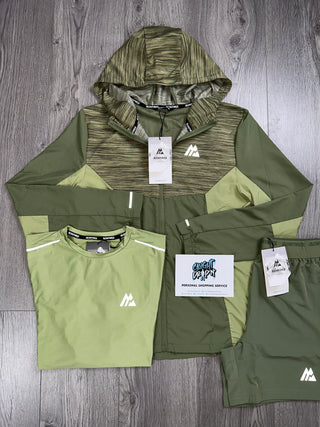 Montirex Trail 3 Piece Windrunner Set Khaki Green