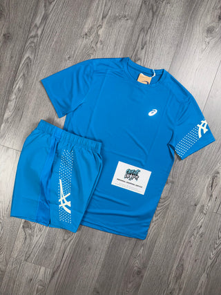 ASICS Blue Storm Tee | Shorts Set