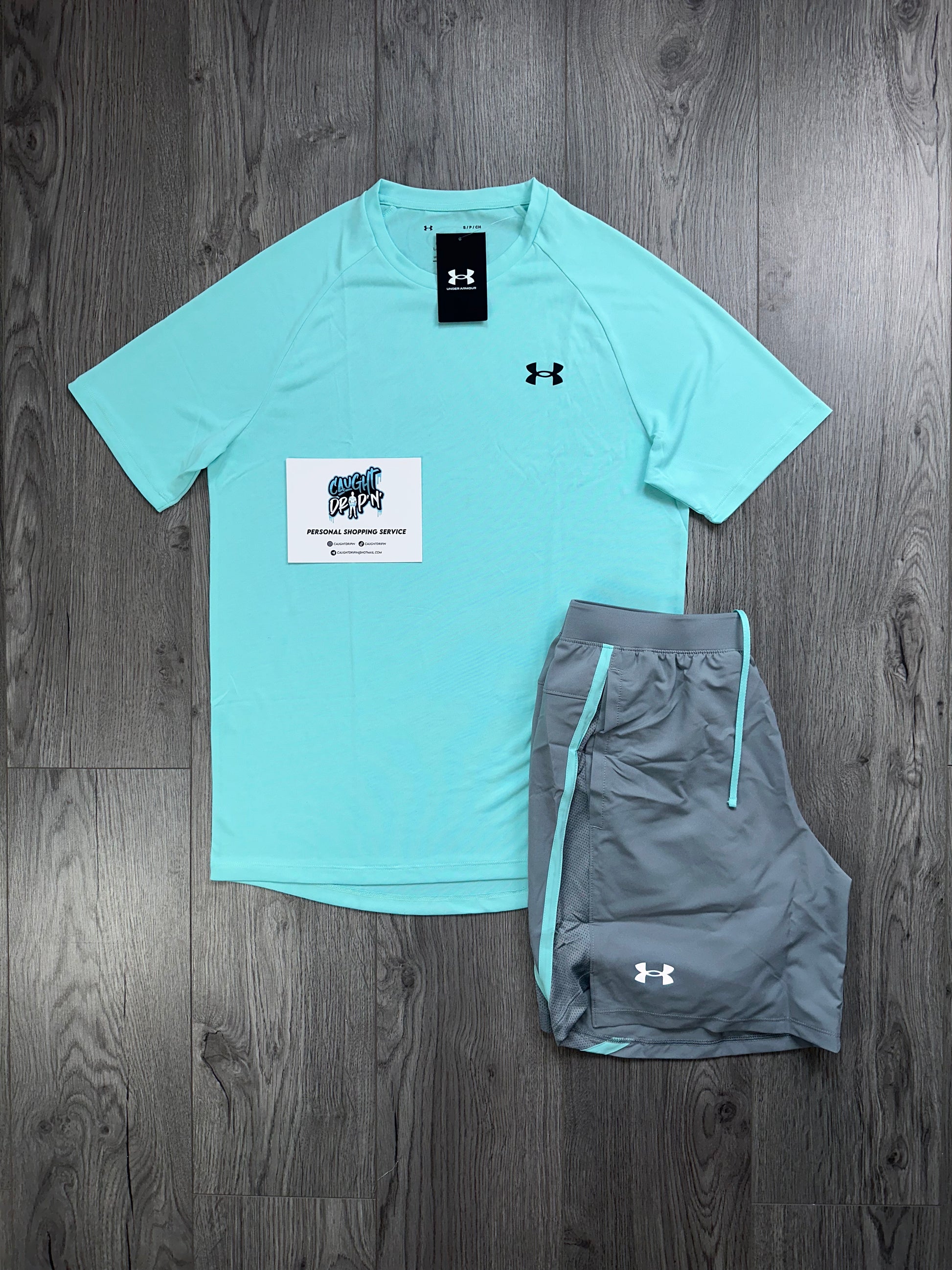 Under Armour Set Turquoise Caught Drip N under-armour-set-turquoise-caught-drip-n