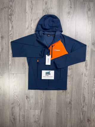 Berghaus Full Zip Obsidian, Bright Orange Jacket