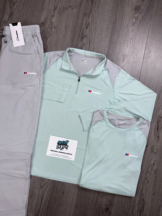 Berghaus 3 Piece Half Zip Light Grey | Mint Tracksuit