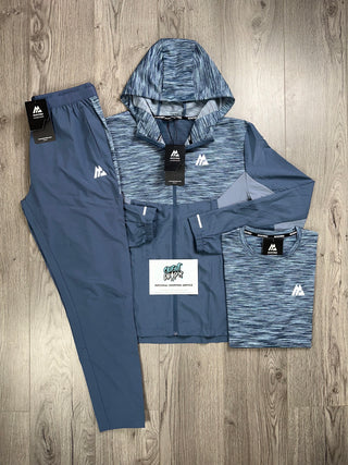 Montirex 3 Piece Trail Windrunner Tracksuit Light Navy | Blue