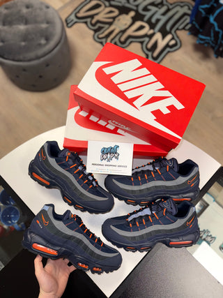 Nike Air Max 95’s Logo Pack Obsidian | Bright Orange 2025 Big Bubble