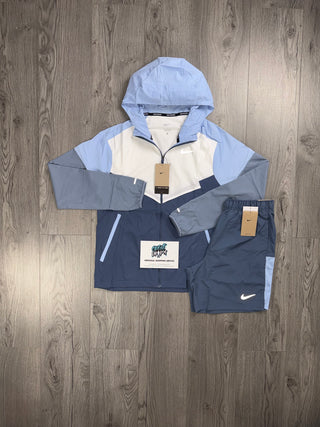 Nike Windrunner Obsidian | Aluminium Blue Set