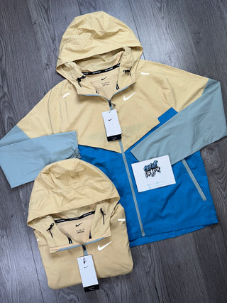 Nike Windrunner Jacket Beige | Blue