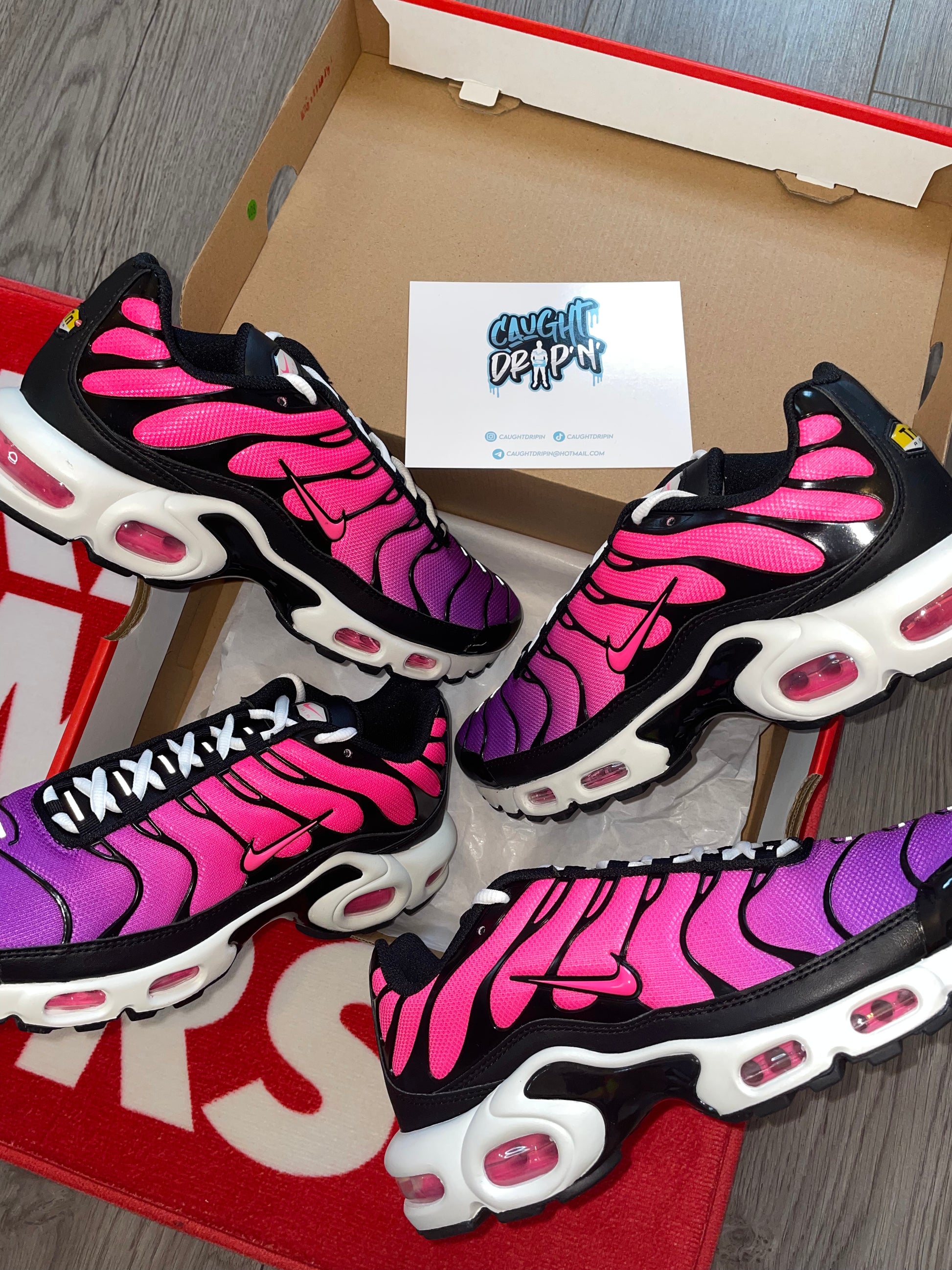 Nike Air Max Plus TN Hyper Pink Vivid Purple Caught Drip N