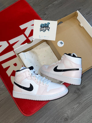 Jordan 1 Mid Barely Rose