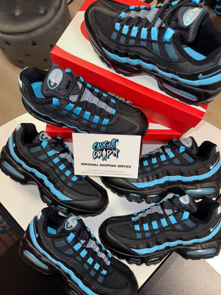 Nike Air Max 95’s Black | Baltic Blue 2025 Big Bubble