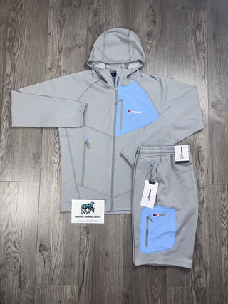 Berghaus Grey | Baby Blue Full Zip Hoodie Set