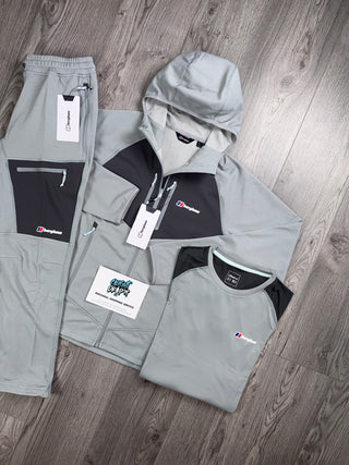 Berghaus 3 Piece Full Zip Light Grey, Dark Grey Tracksuit