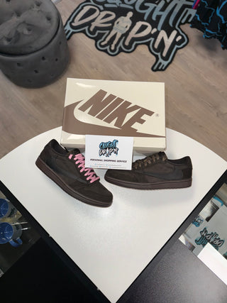 Travis Scott Jordan 1 Low OG Velvet Brown 2024