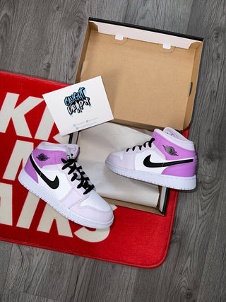 Jordan 1 Mid Barley Grape