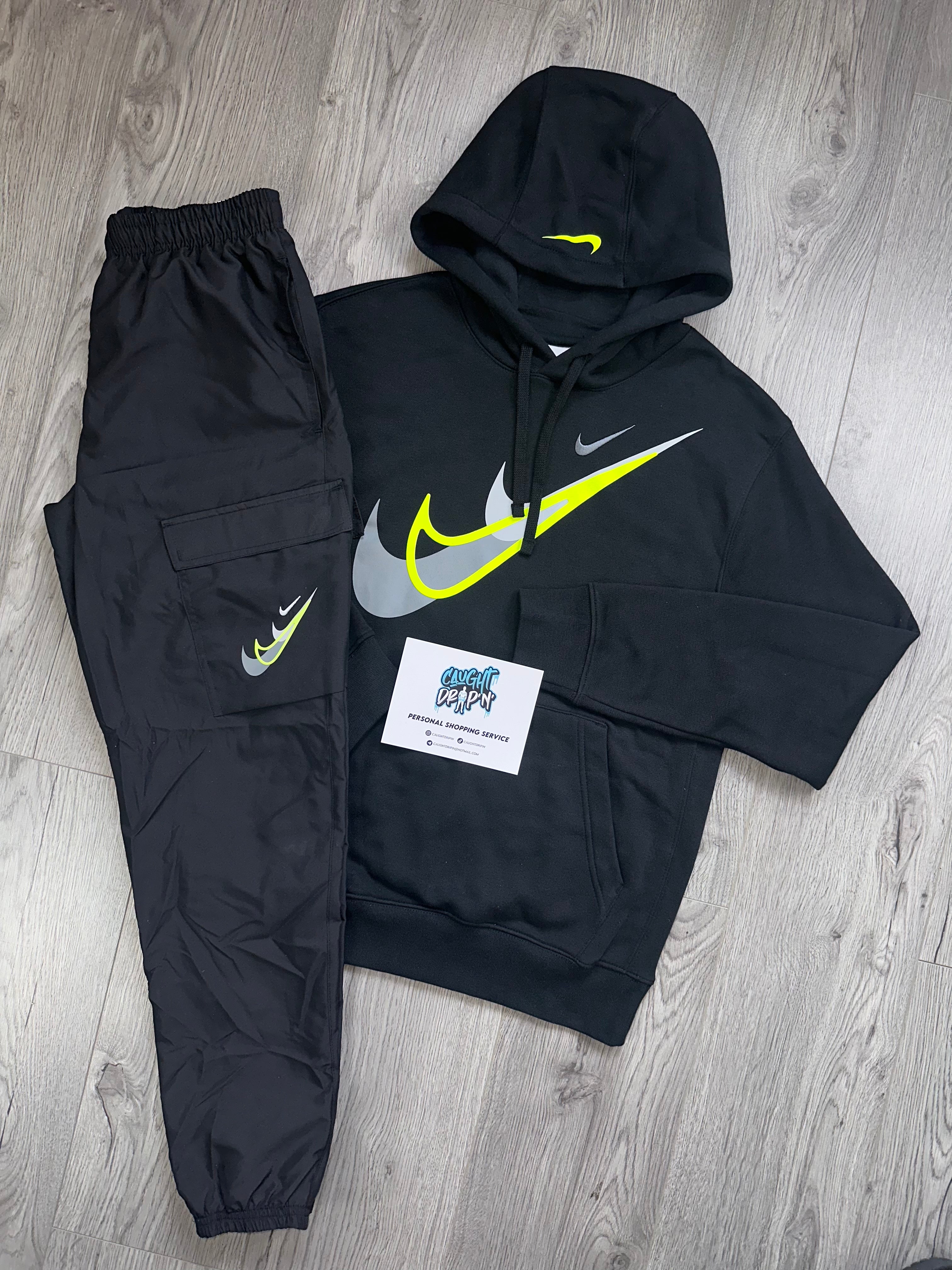 Air max best sale tracksuit black