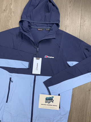 Berghaus Theran Full Zip Obsidian | Baby Blue Jacket
