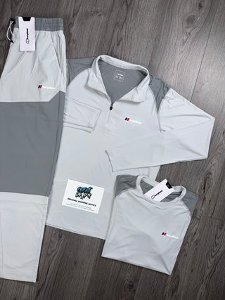 Berghaus 3 Piece Half Zip Two Tone Grey Tracksuit