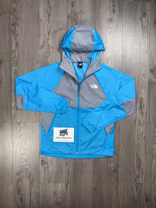 The Northface Performance Windrunner Jacket Blue | Grey