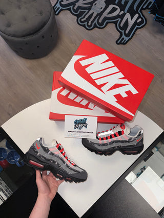 Nike Air Max 95’s Atmos Logo Grey | Crimson Red 2018
